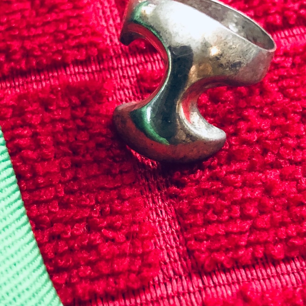 Very unusual sterling silver ring. Not available!!